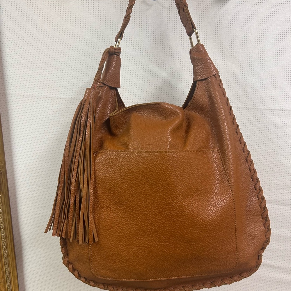 Brown Leather Hobo Bag • Shoulder Handbag • Slouchy Everyday Purse